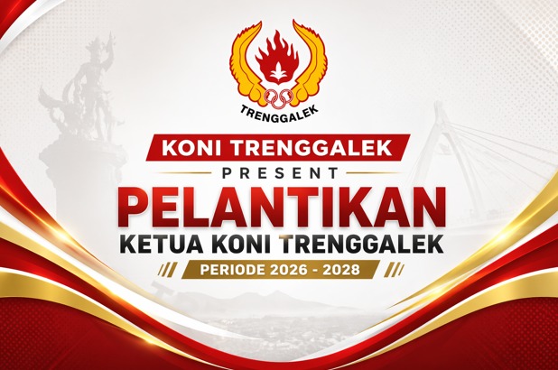 Doding Rahmadi Dilantik Ketua Koni Trenggalek Periode 2026-2028